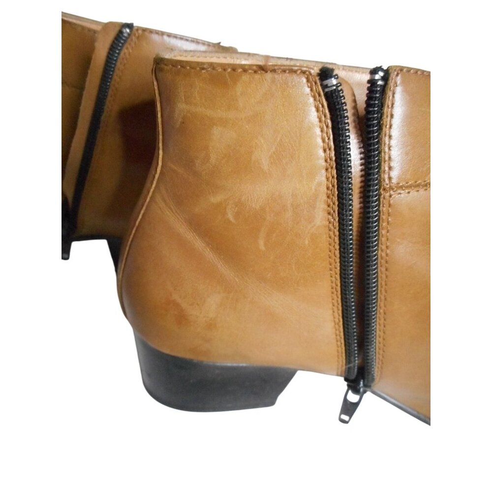 Giorgio Brutini Men’s Dumont Boot Brown Size 8 M 155482 Genuine Leather side Zip - Picture 9 of 9